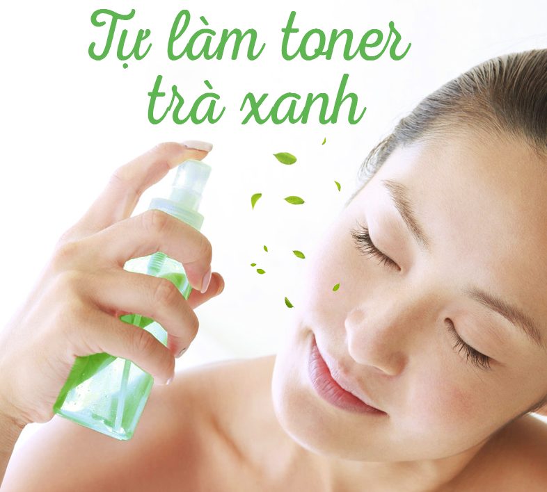 Hướng dẫn làm toner từ bột trà xanh nguyên chất